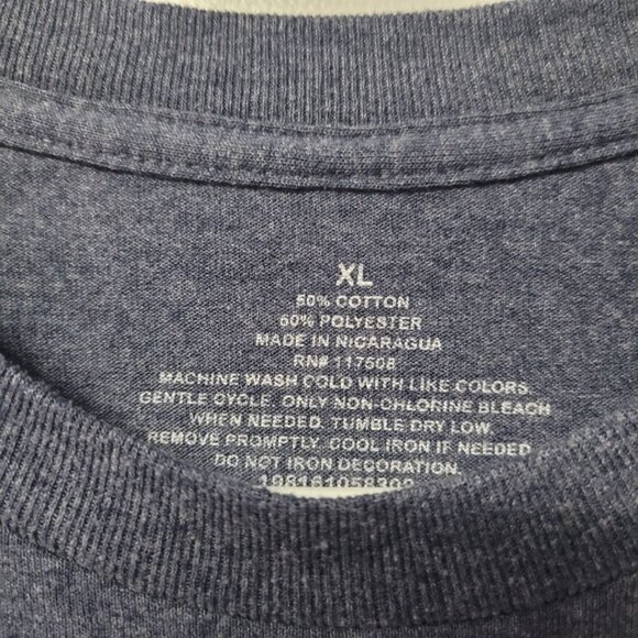 Horrible Idea Tee Shirt What Time Blue Gray Mens XL Friends Influence - Picture 6 of 6